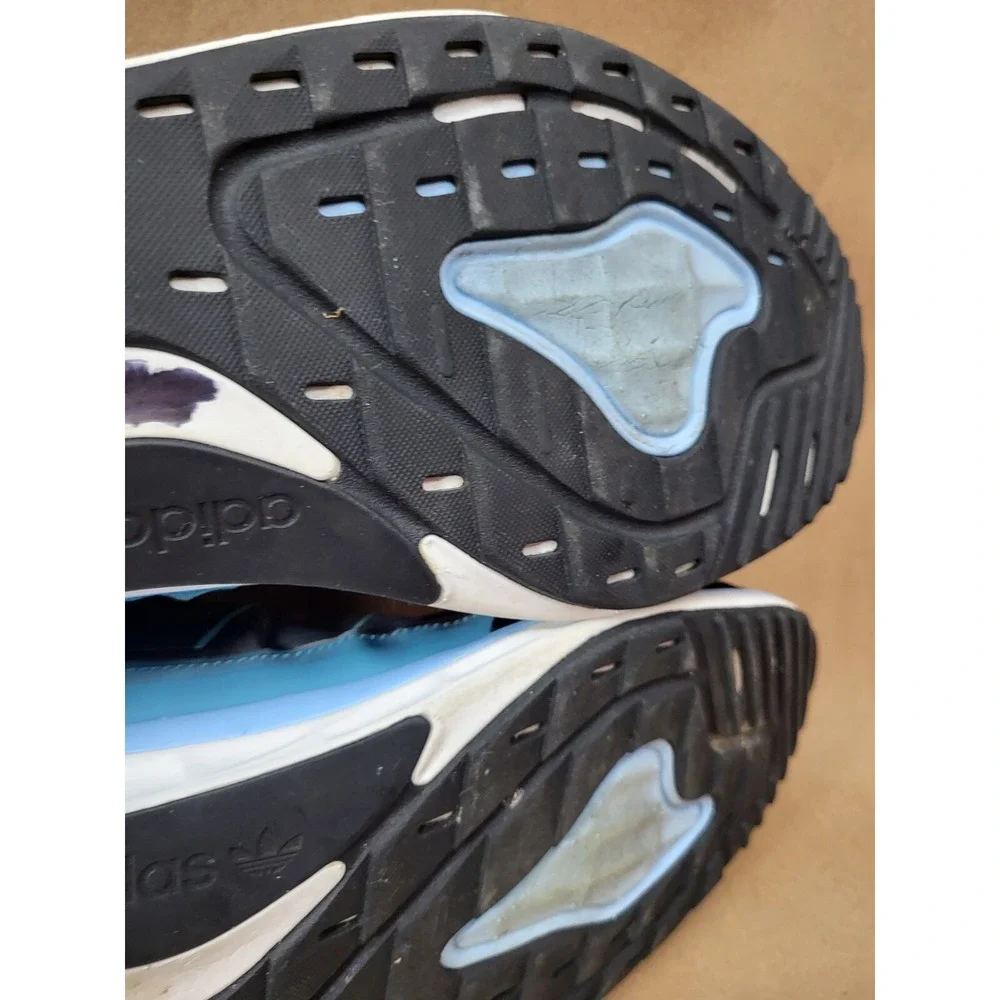 Adidas SL 7200 Core Black Baby Blue Grey White Size 12 FV4421